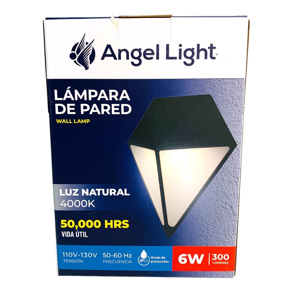 LAMPARA DE PARED 6W LUZ NATURAL ANGEL LIGHT