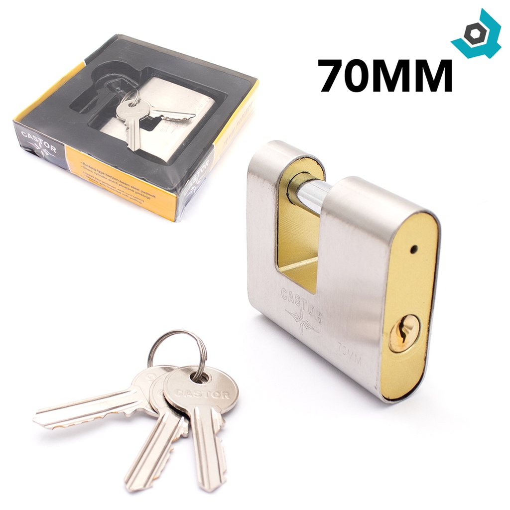 CANDADO 70MM ANTICIZALLA CASTOR