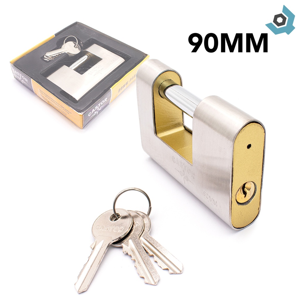 CANDADO 90MM ANTICIZALLA CASTOR