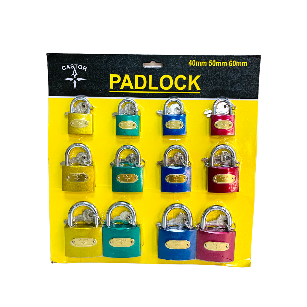 SET DE CANDADOS 40MM 50MM 60MM CASTOR