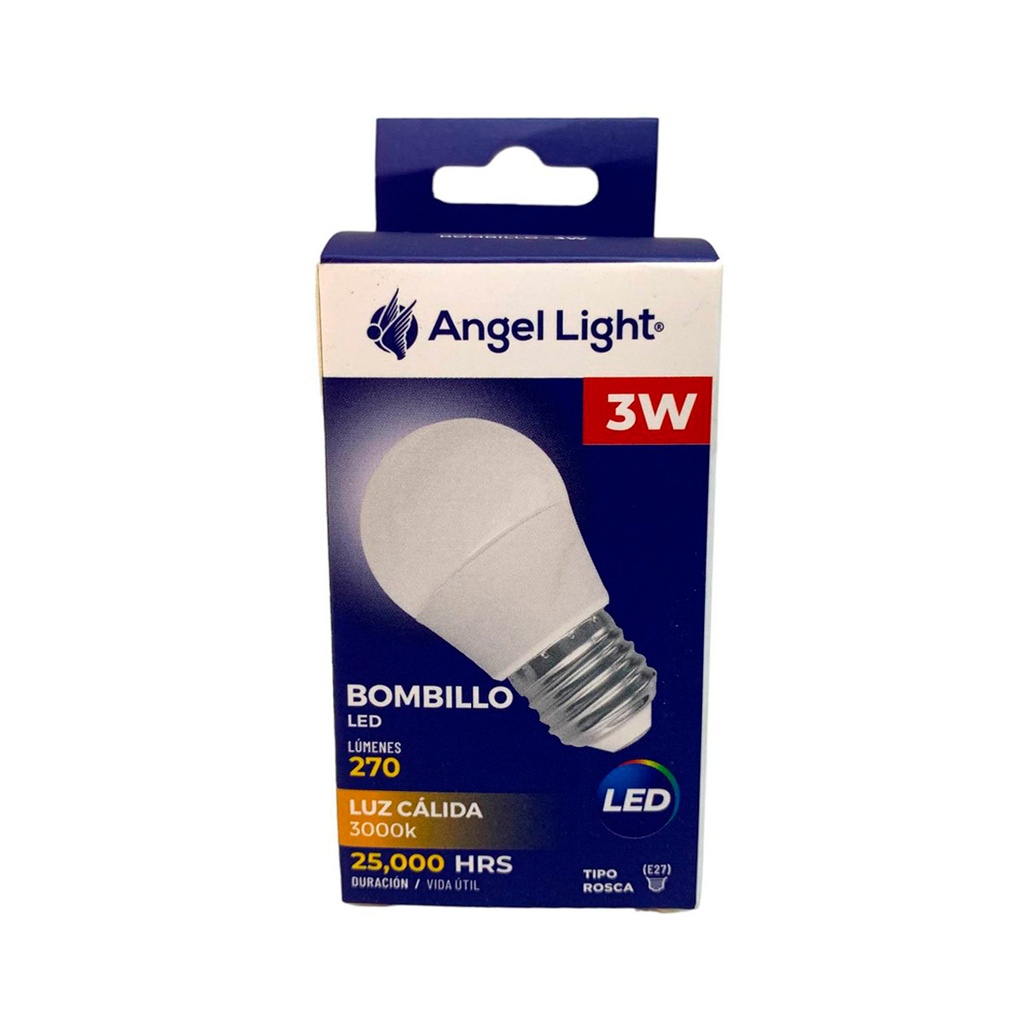 BOMBILLO LED 3W 3000K ANGEL LIGHT