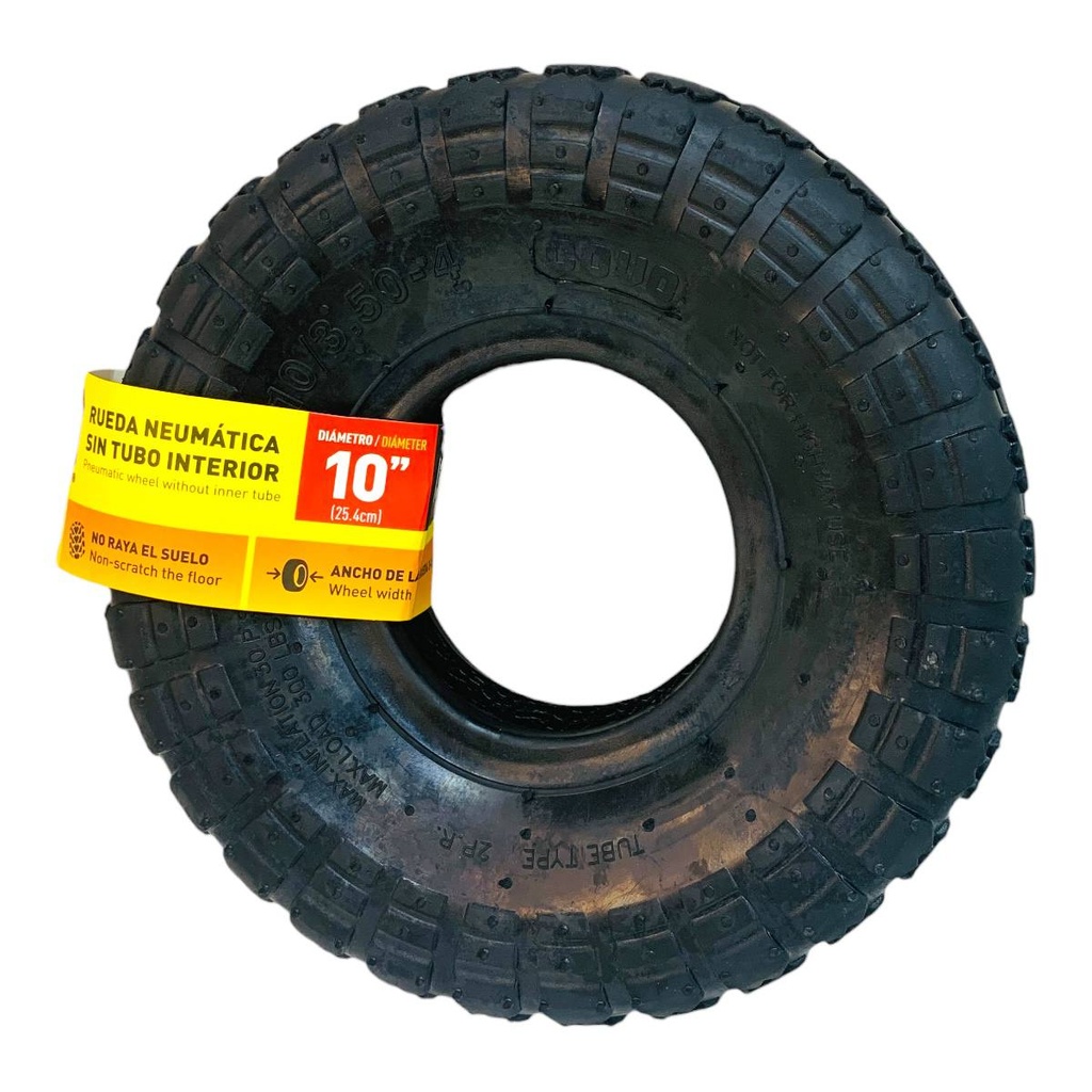 RUEDA NEUMATICA PARA CARRETILLA 10" COVO