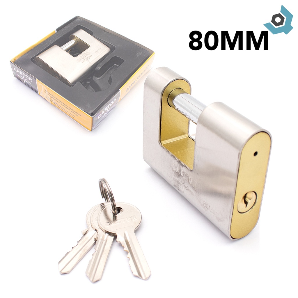 CANDADO 80MM ANTICIZALLA CASTOR