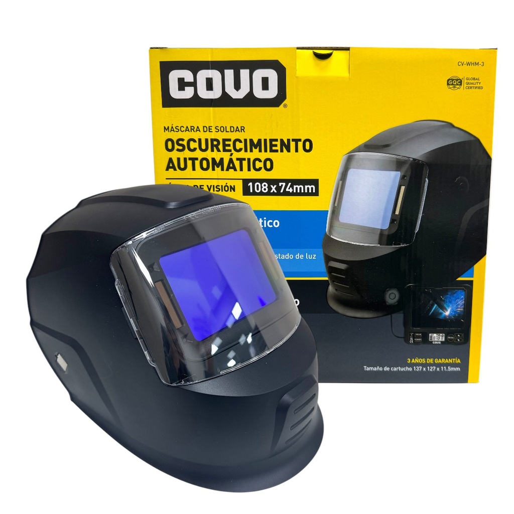 MASCARA PARA SOLDAR OSCURECIMIENTO AUTOMATICO COVO