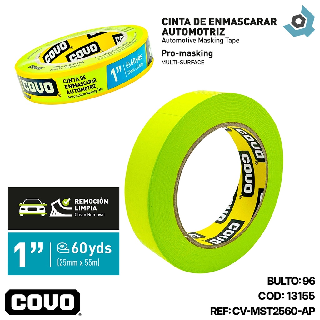 TIRRO PARA ENMASCARAR 1" AUTOMOTRIZ COVO