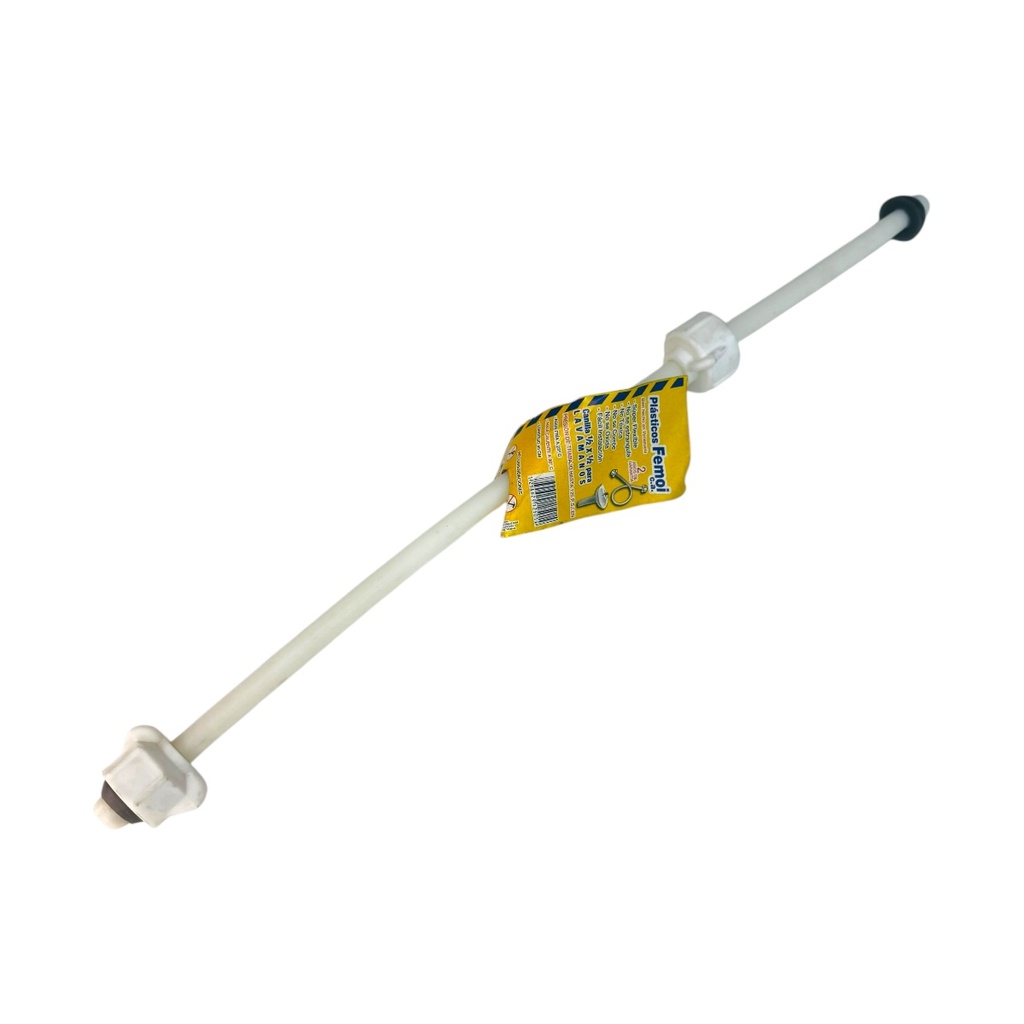 MANGUERA FLEXIBLE 1/2" X 1/2" 40CM PARA LAVAMANOS FEMOI