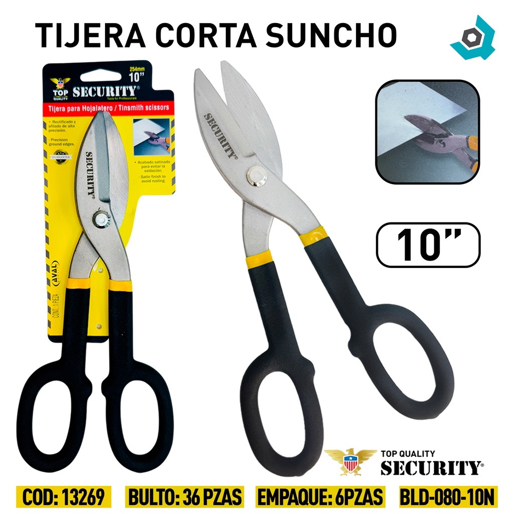 TIJERA CORTA SUNCHO 10" SECURITY