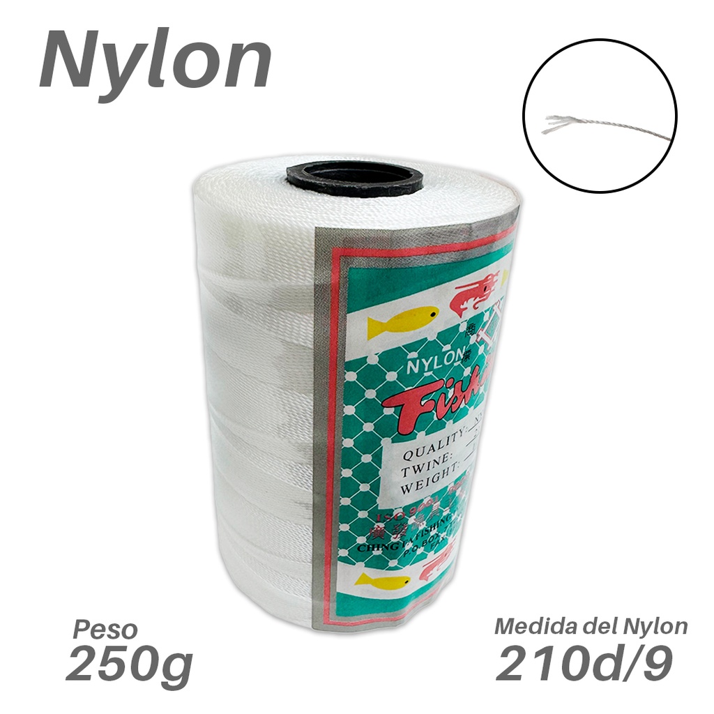 NYLON PARA PESCAR 210D/9 FISHING TWINE