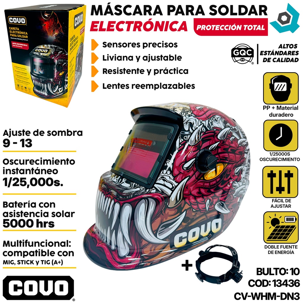 MASCARA PARA SOLDAR ELECTRONICA DN3 COVO