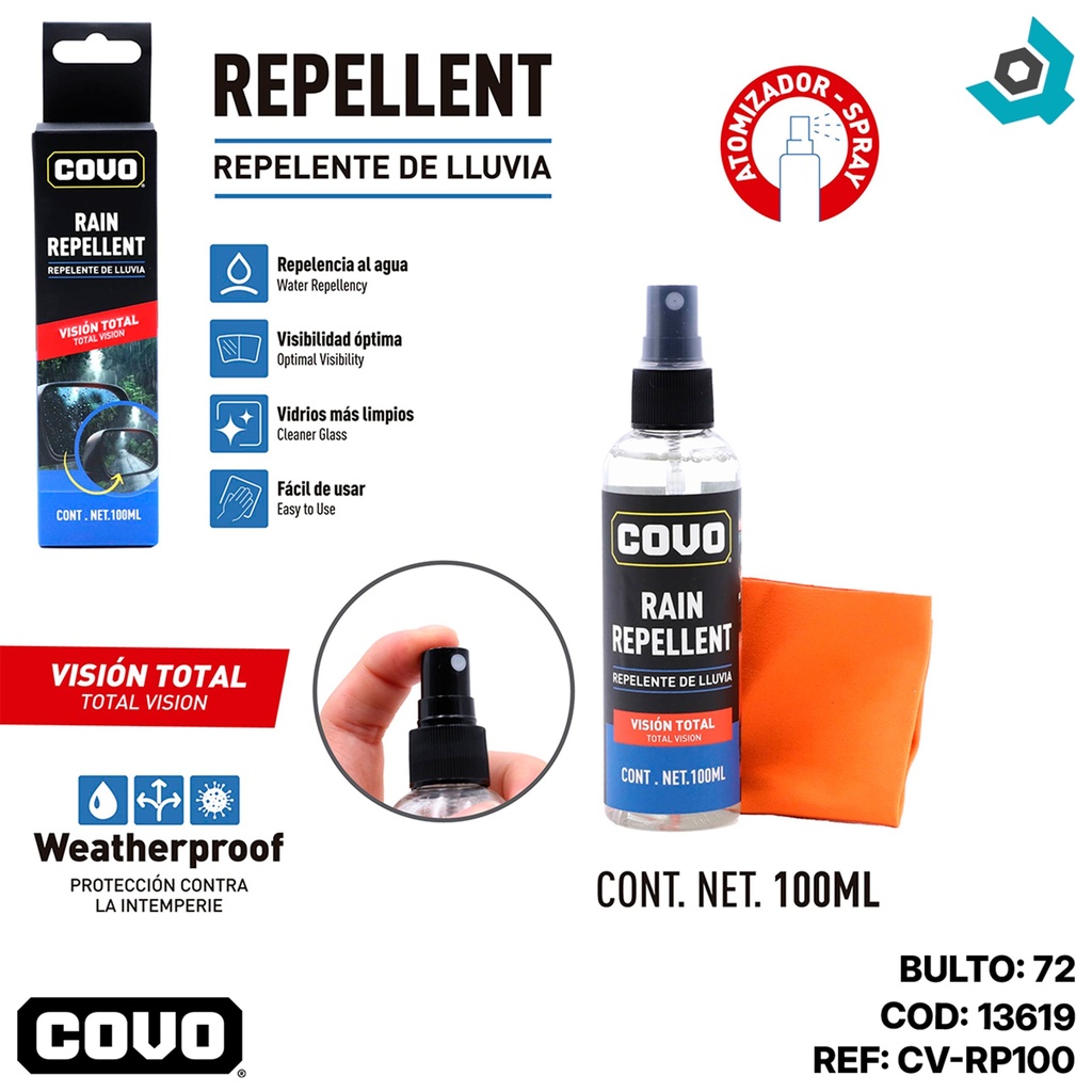 REPELENTE DE LLUVIA COVO