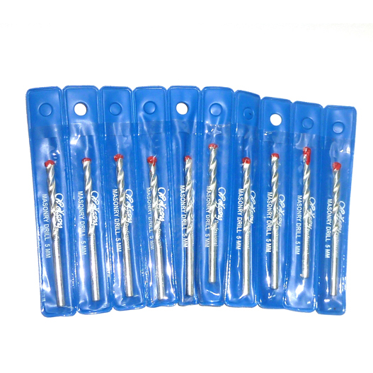 MECHAS PARA CONCRETO 5MM 10 PZAS WOLFGANG