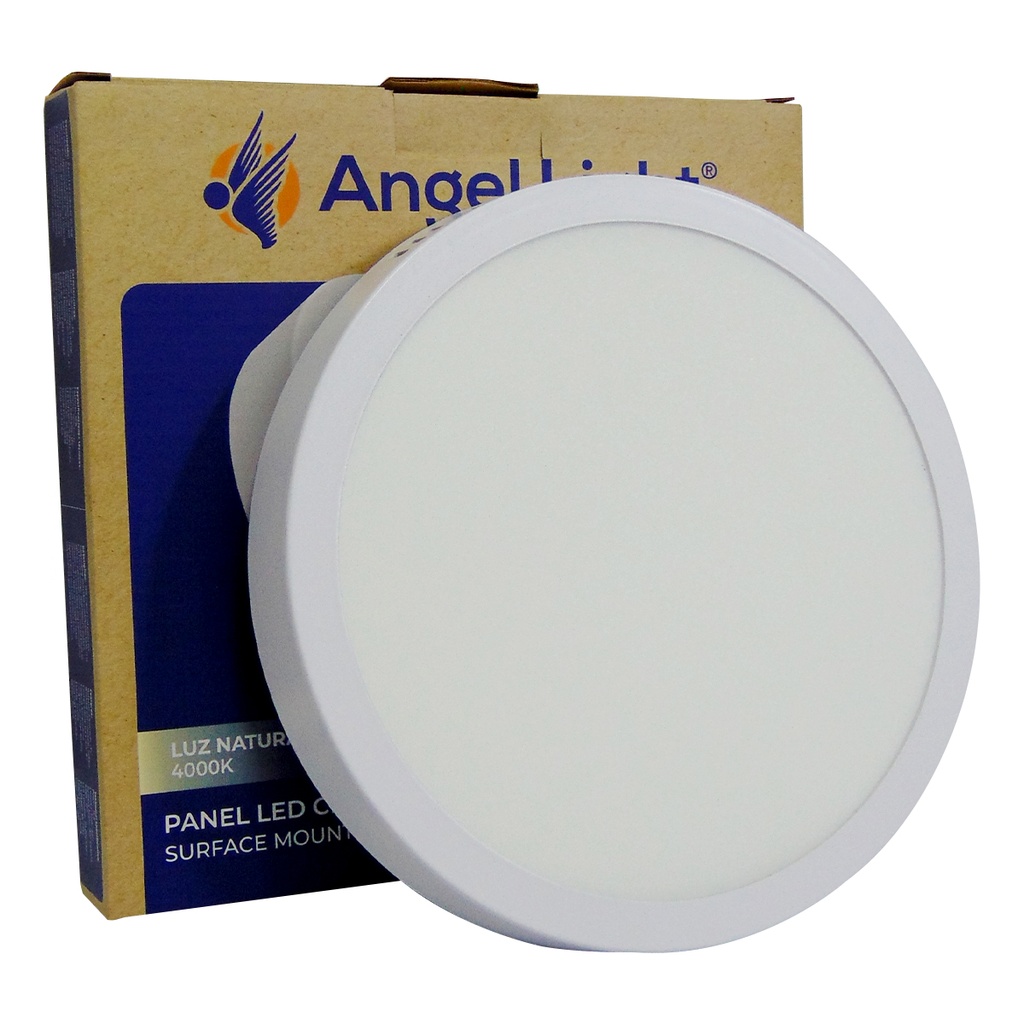 LAMPARA LED SUPERFICIAL REDONDA 18W 8.7" LUZ NATURAL ANGEL LIGHT