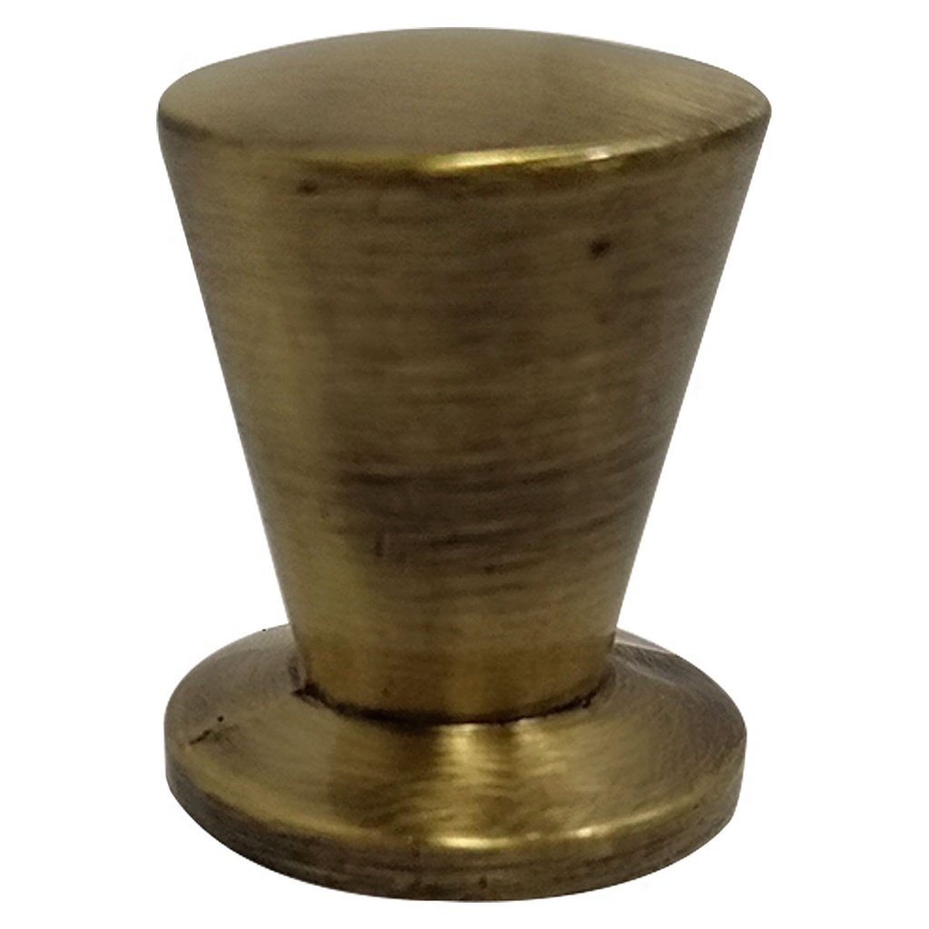 TIRADOR PARA MUEBLES DE BOTON BRONCE