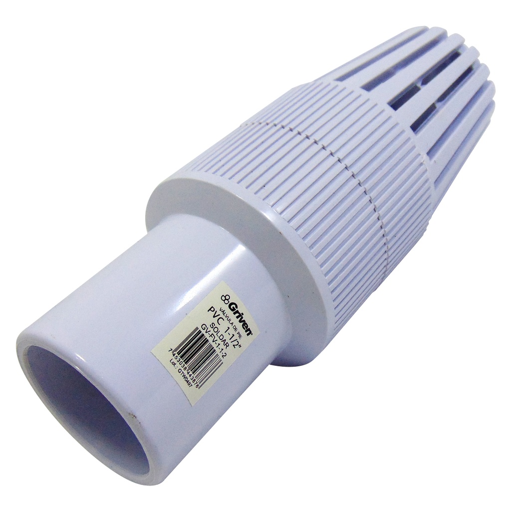 CHEQUE 1 1/2" DE PVC SIN ROSCA GRIVEN