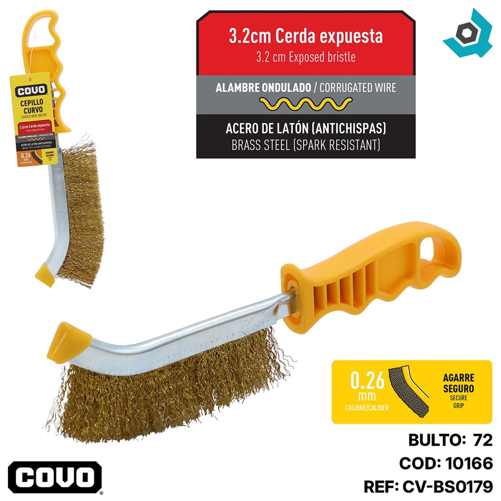 CEPILLO DE ALAMBRE 10" COVO