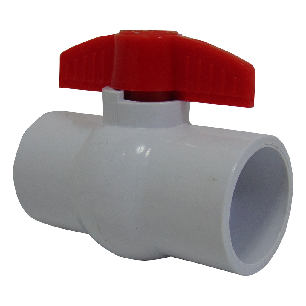 VALVULA 1 1/2" DE PVC SIN ROSCA FIRM