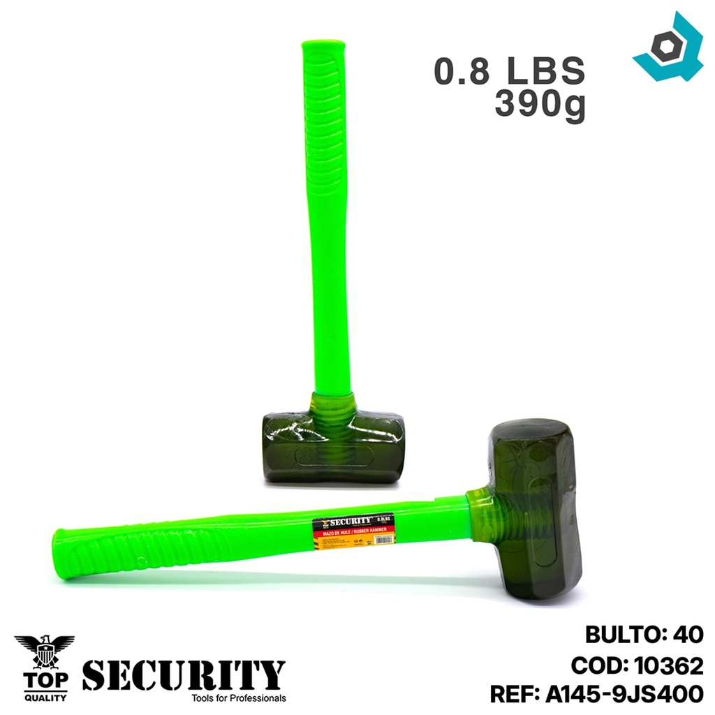 MAZO DE GOMA 400GR SECURITY
