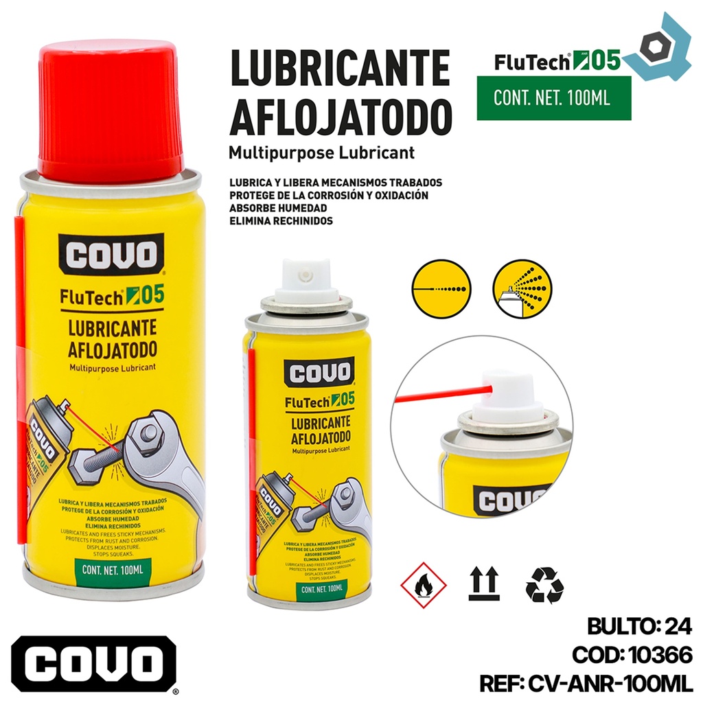 LUBRICANTE EN AEROSOL 100ML COVO