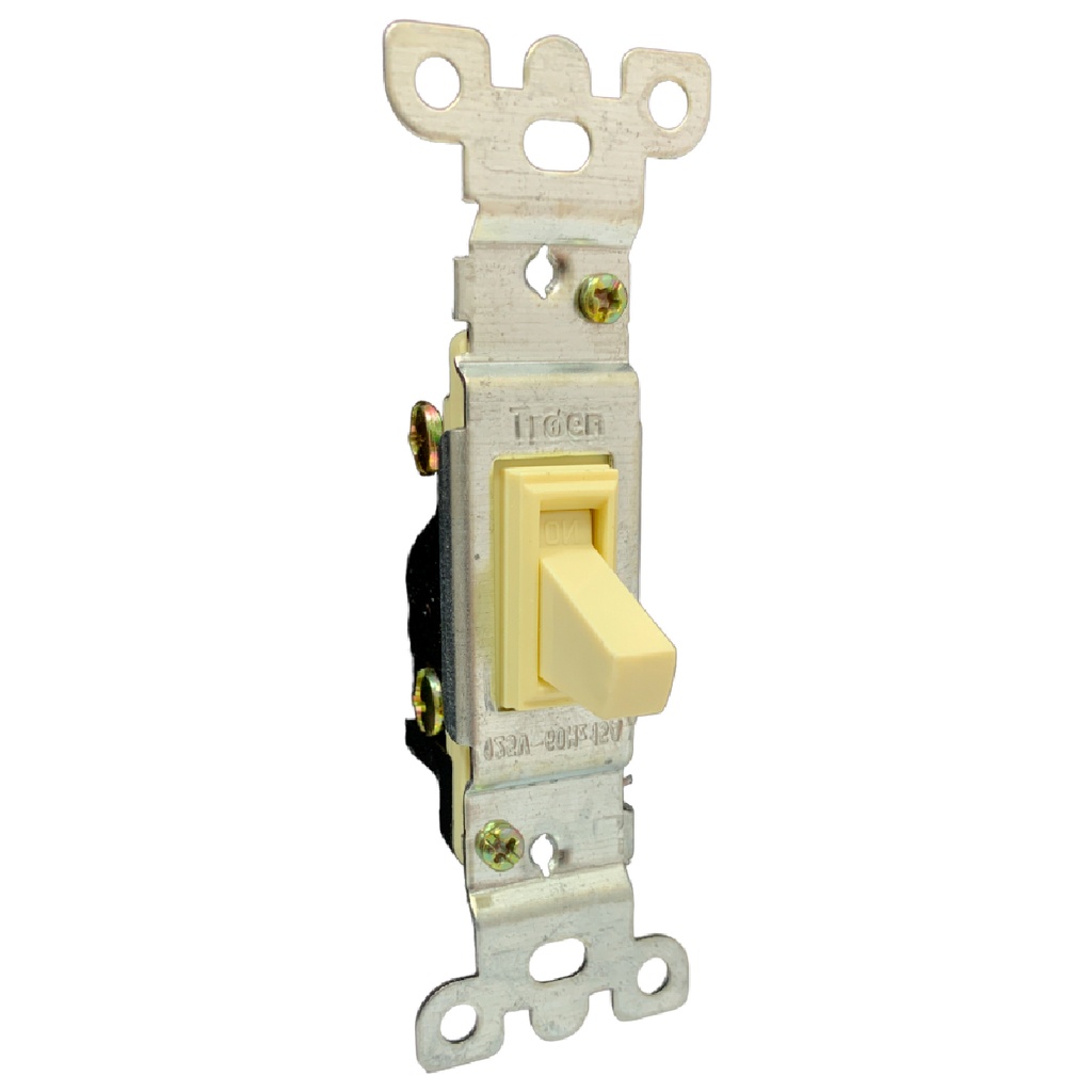 APAGADOR ESTANDAR SENCILLO 3 VIAS BEIGE TROEN