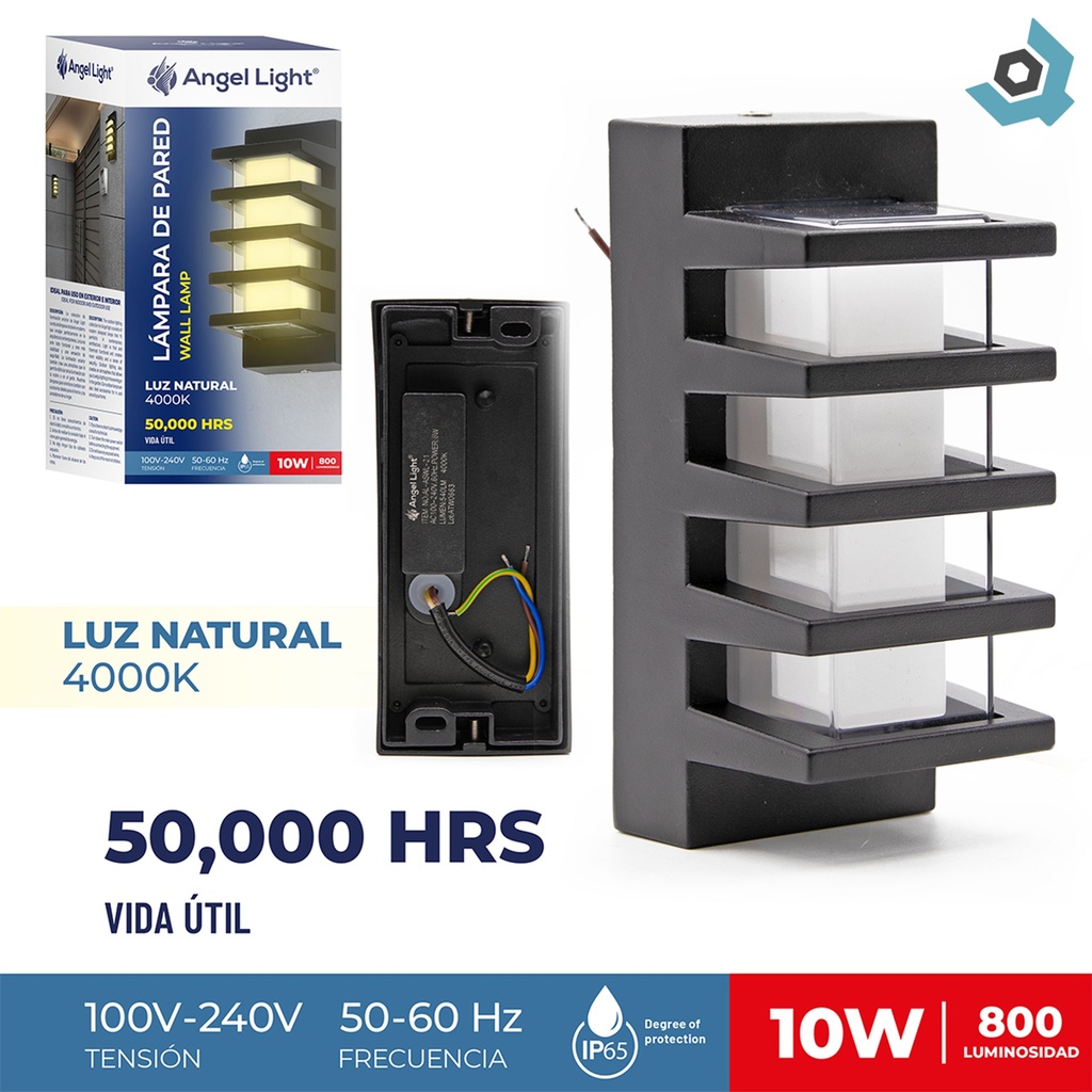 LAMPARA DE PARED 6W LUZ NATURAL ANGEL LIGHT