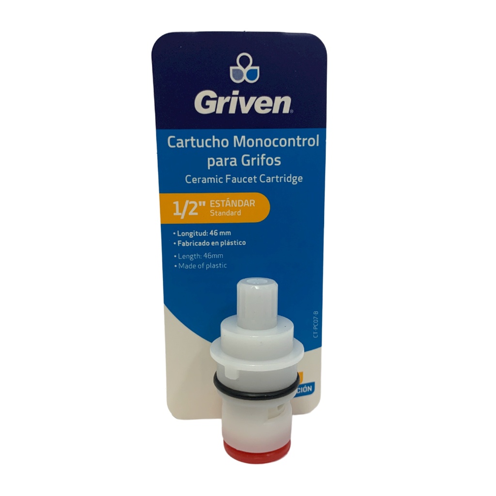 CARTUCHO MONOCONTROL 1/2" PARA GRIFERIAS GRIVEN