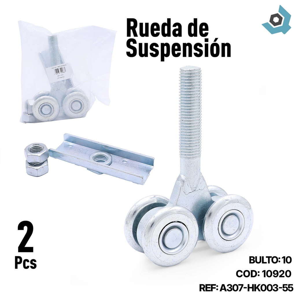 RUEDA DE SUSPENSION 55MM