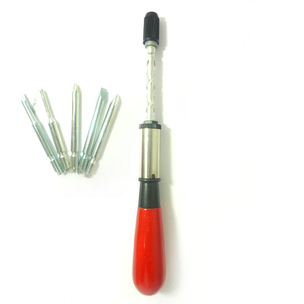 DESTORNILLADOR DESMONTABLE CON RATCHET 5 PIEZAS DIAMOND