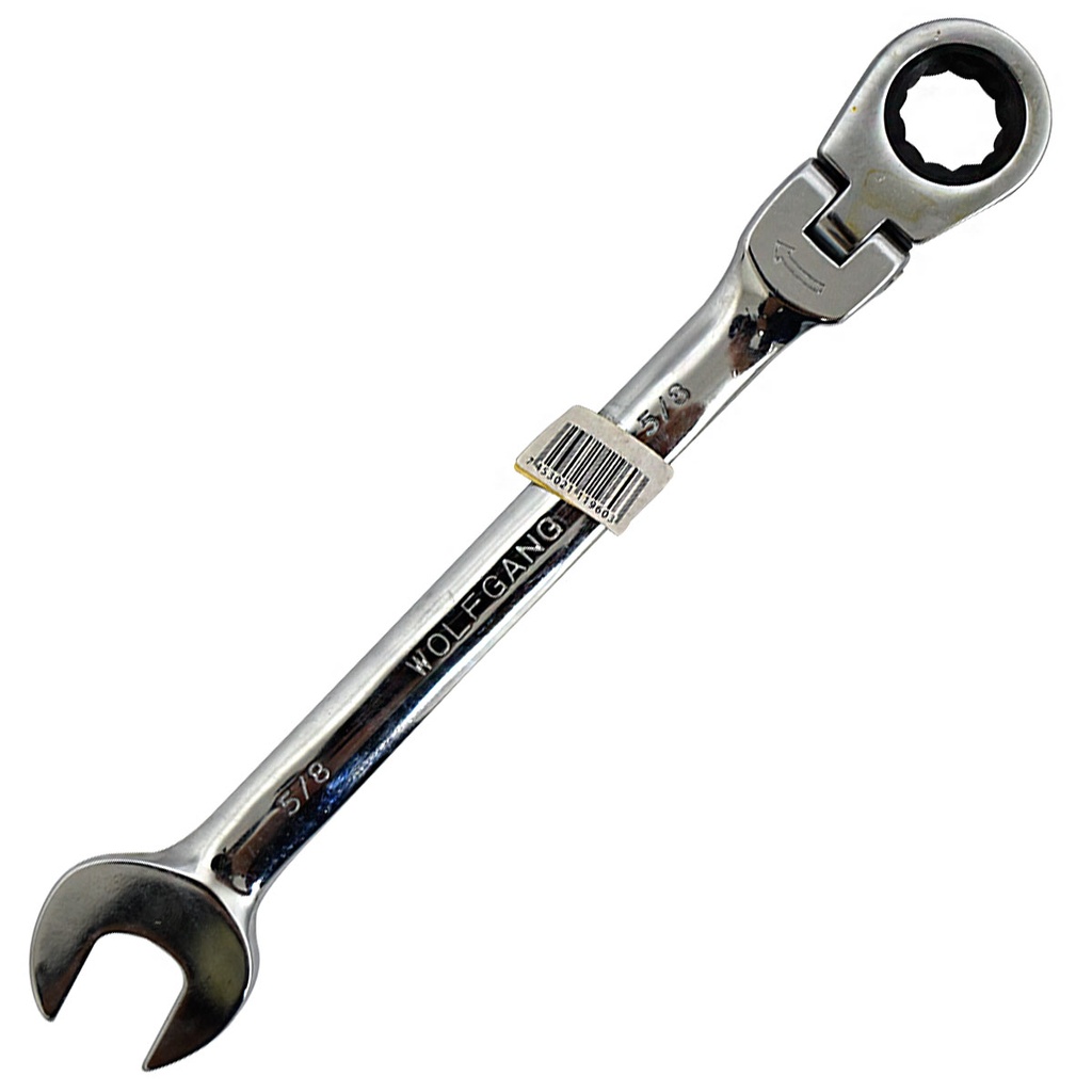 LLAVE COMBINADA 5/8" CON RATCHET MOVIBLE WOLFGANG