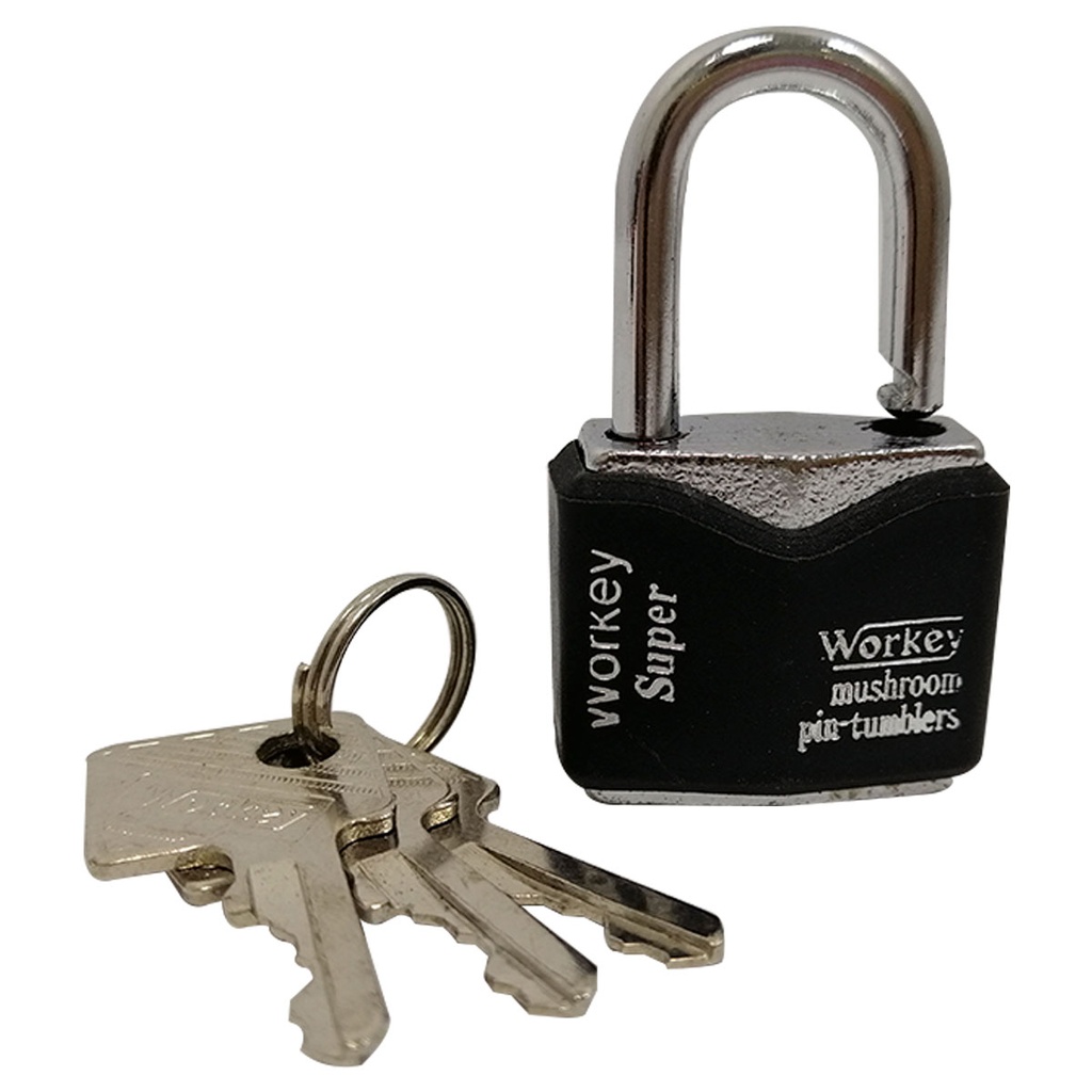 CANDADO 25MM PLATEADO WORKEY