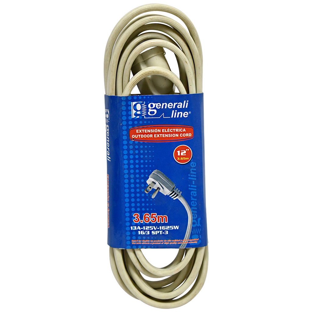 EXTENSION ELECTRICA 12FT 1 TOMA TRIFASICA GENERALI LINE