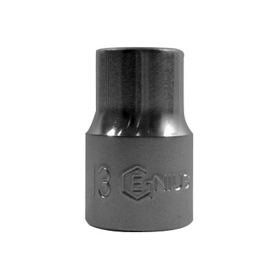 DADOS CORTOS 6 PUNTAS METRIC 1/2 X 13MM GENIUS