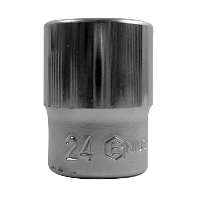 DADO 1/2" X 24MM 6 PUNTAS GENIUS