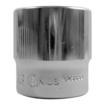DADO 1/2" X 33MM 6 PUNTAS GENIUS