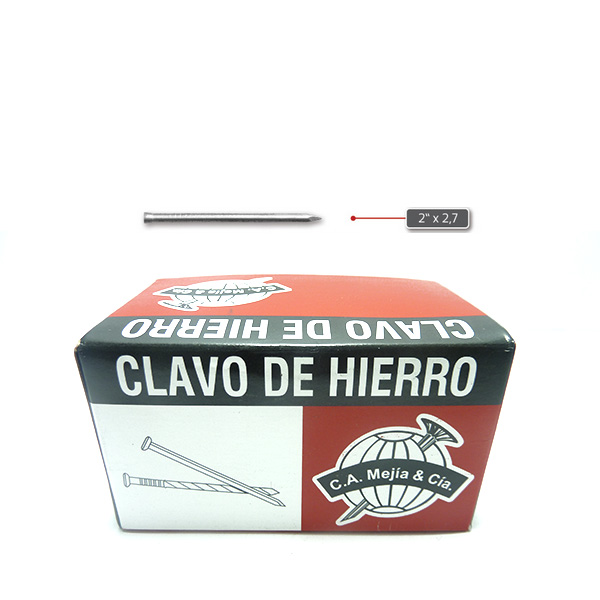 CLAVO DE HIERRO SIN CABEZA 2" X 2,7MM MEJIA