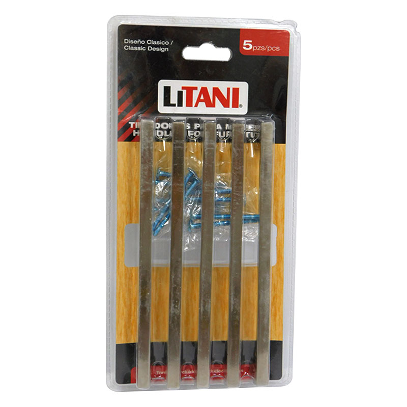 JUEGO DE TIRADORES 5PZAS 160MM LITANI