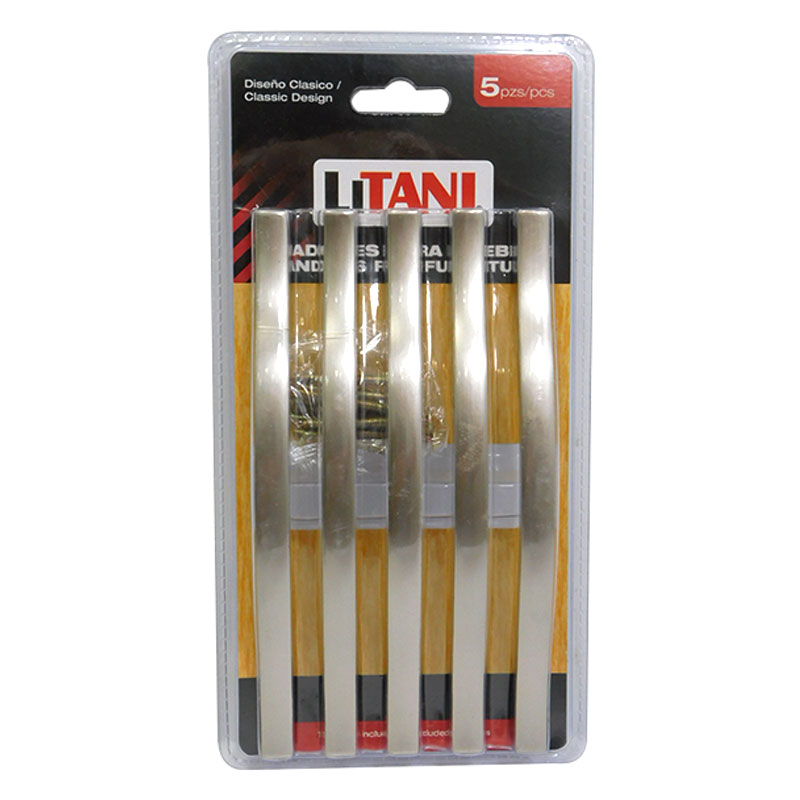 JUEGO DE TIRADORES 5PZAS 160MM LITANI