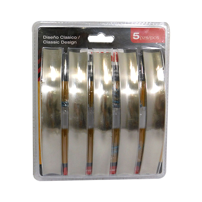 JUEGO DE TIRADORES 5PZAS 128MM LITANI