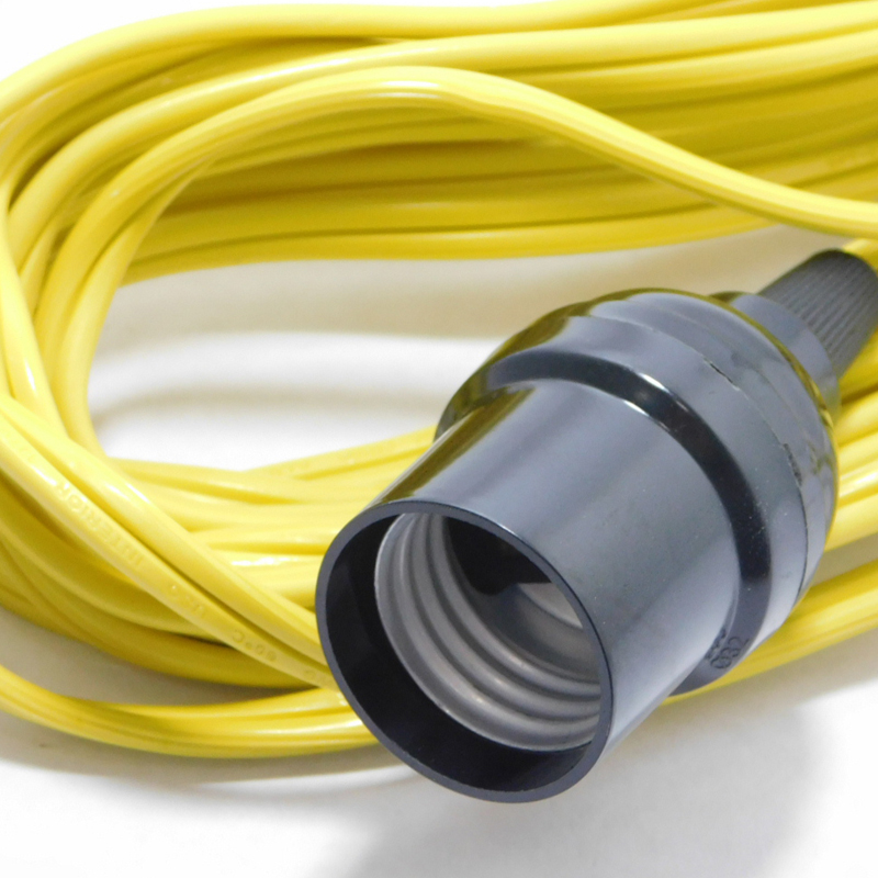 EXTENSION ELECTRICA CON PORTA LAMPARA TROEN 10M