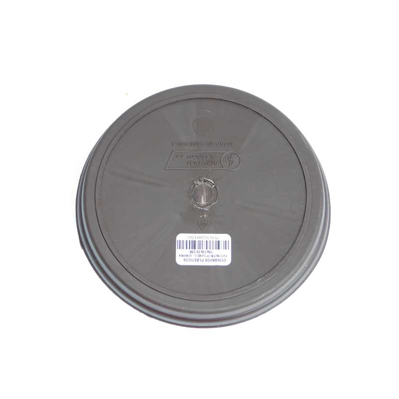 PLATO MATERO PP CLÁSICO D-20 MARRÓN DECORA