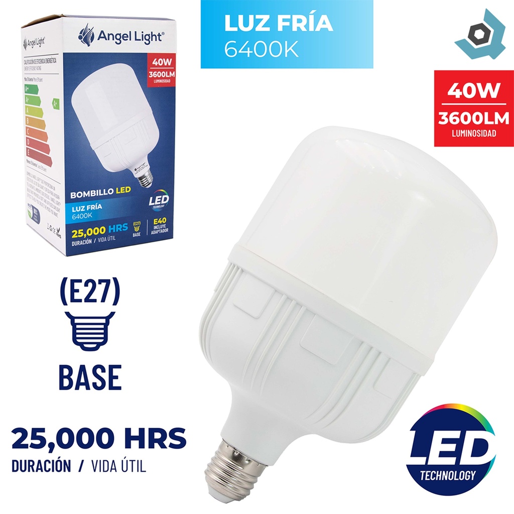 BOMBILLO LED 40W ANGEL LIGHT