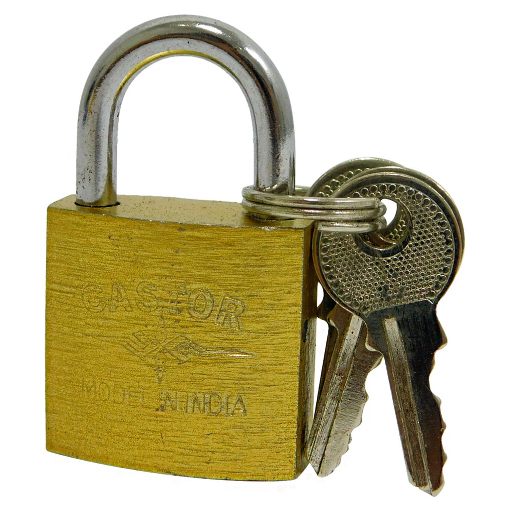 CANDADO 25MM HIERRO CASTOR