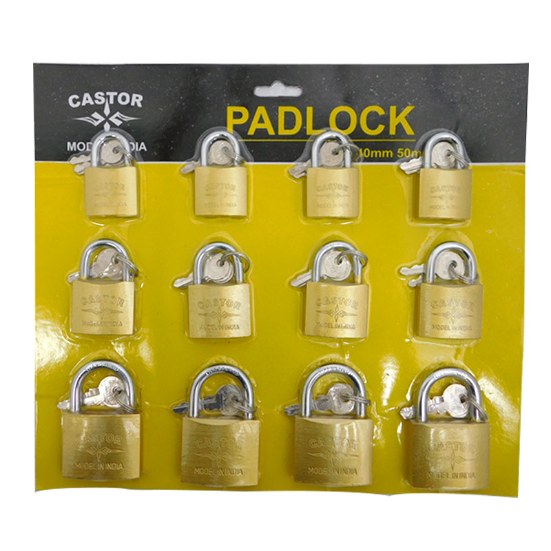 CANDADO DE BLISTER 30-40-50MM CASTOR