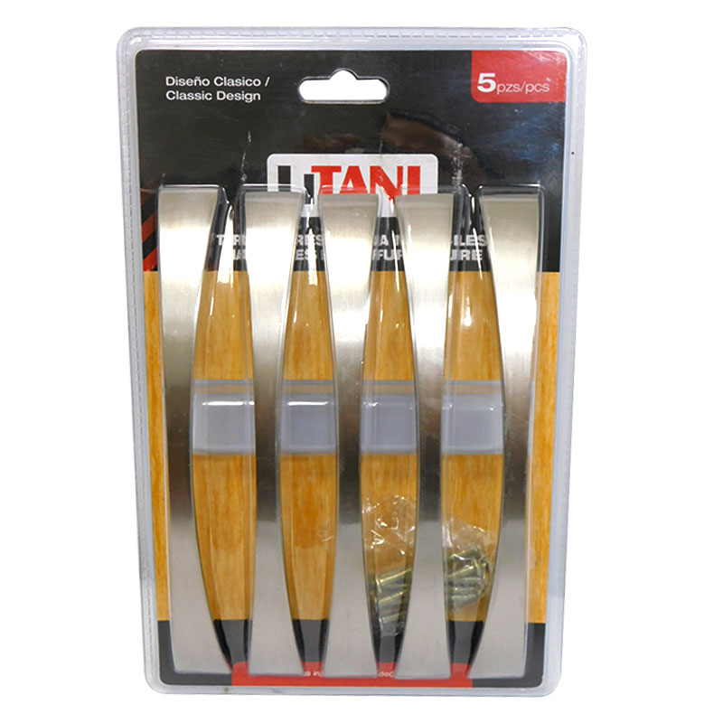 JUEGO DE TIRADORES 5PZAS 160MM LITANI