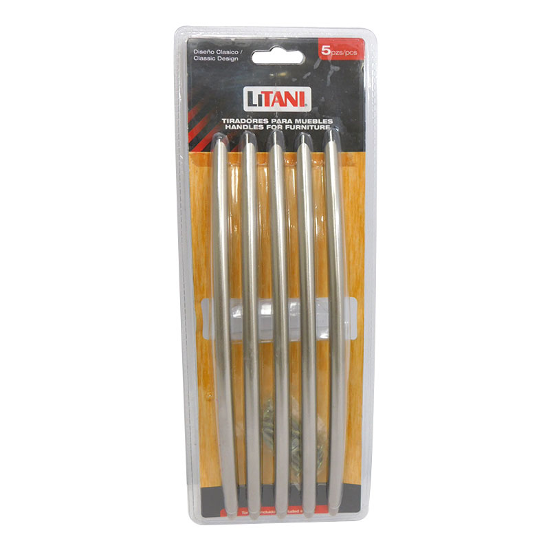 JUEGO DE TIRADORES 5PZAS 224MM LITANI