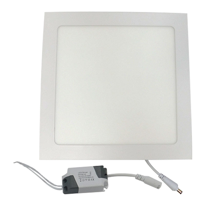 LAMPARA LED PARA EMPOTRAR CUADRADA 18W 9" LUZ BLANCA ANGEL LIGHT