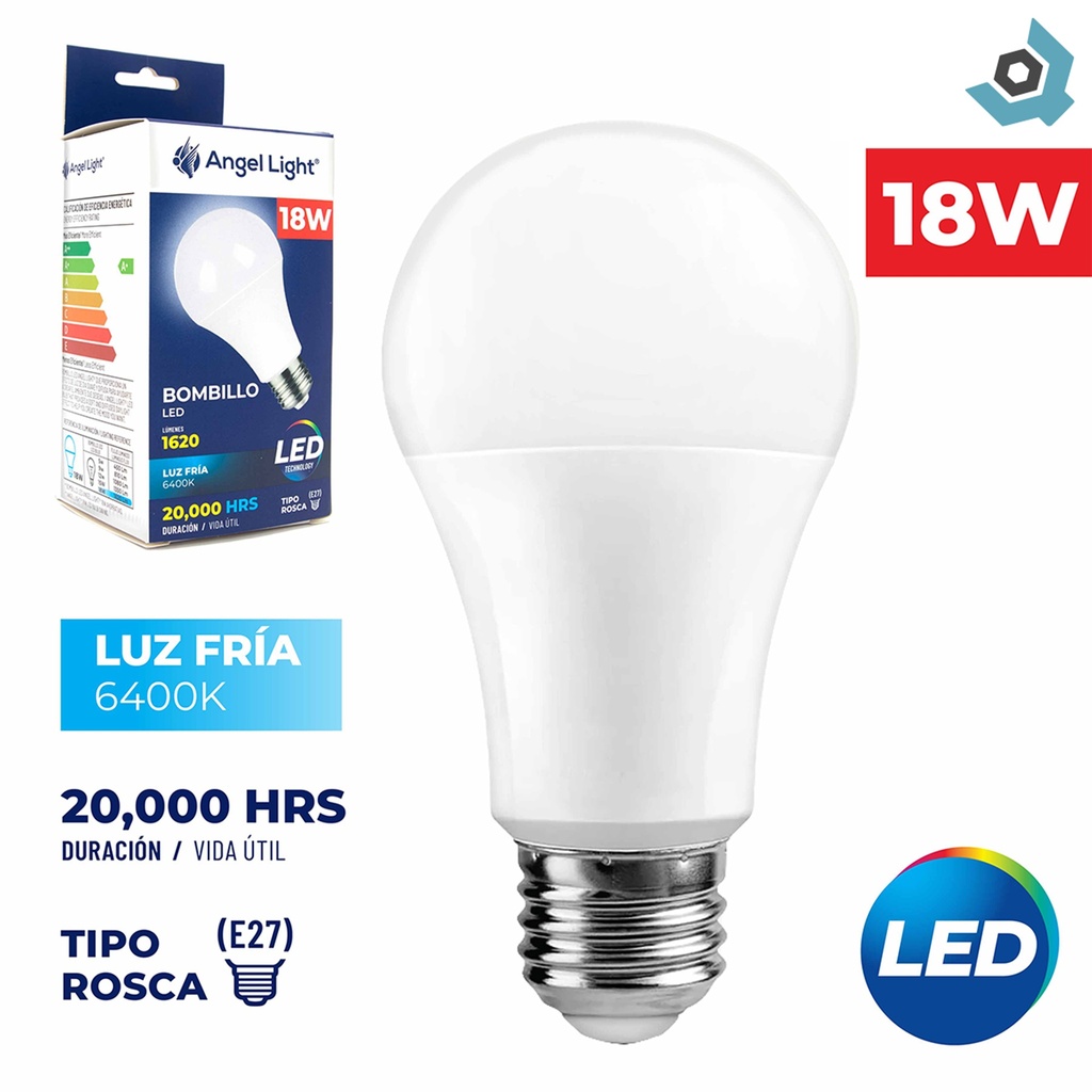 BOMBILLO LED 18W MULTIVOLTAJE ANGEL LIGHT