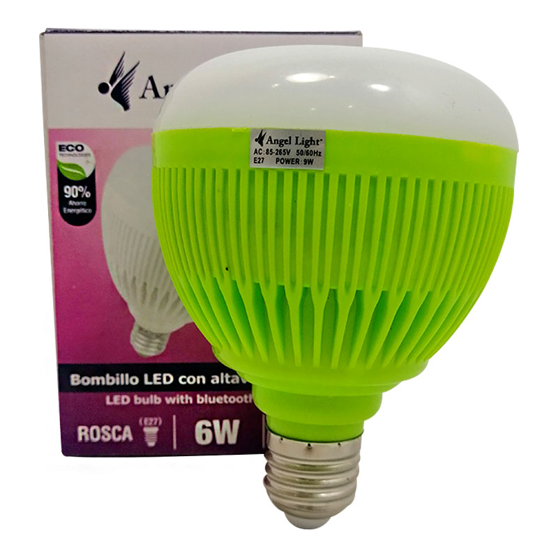 BOMBILLO LED 6W CON ALTAVOZ BLUETOOTH ANGEL LIGHT