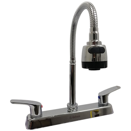 [7865] GRIFERIA PARA FREGADERO 8" CUELLO FLEXIBLE GRIVEN