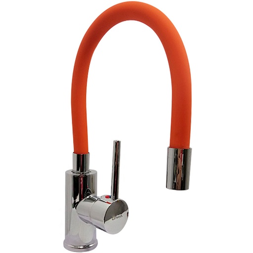 [7867] GRIFERIA PARA FREGADERO MONOMANDO FLEXIBLE NARANJA GRIVEN