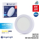 LAMPARA LED SUPERFICIAL 6W 11CM REDONDA LUZ BLANCA ANGEL LIGHT